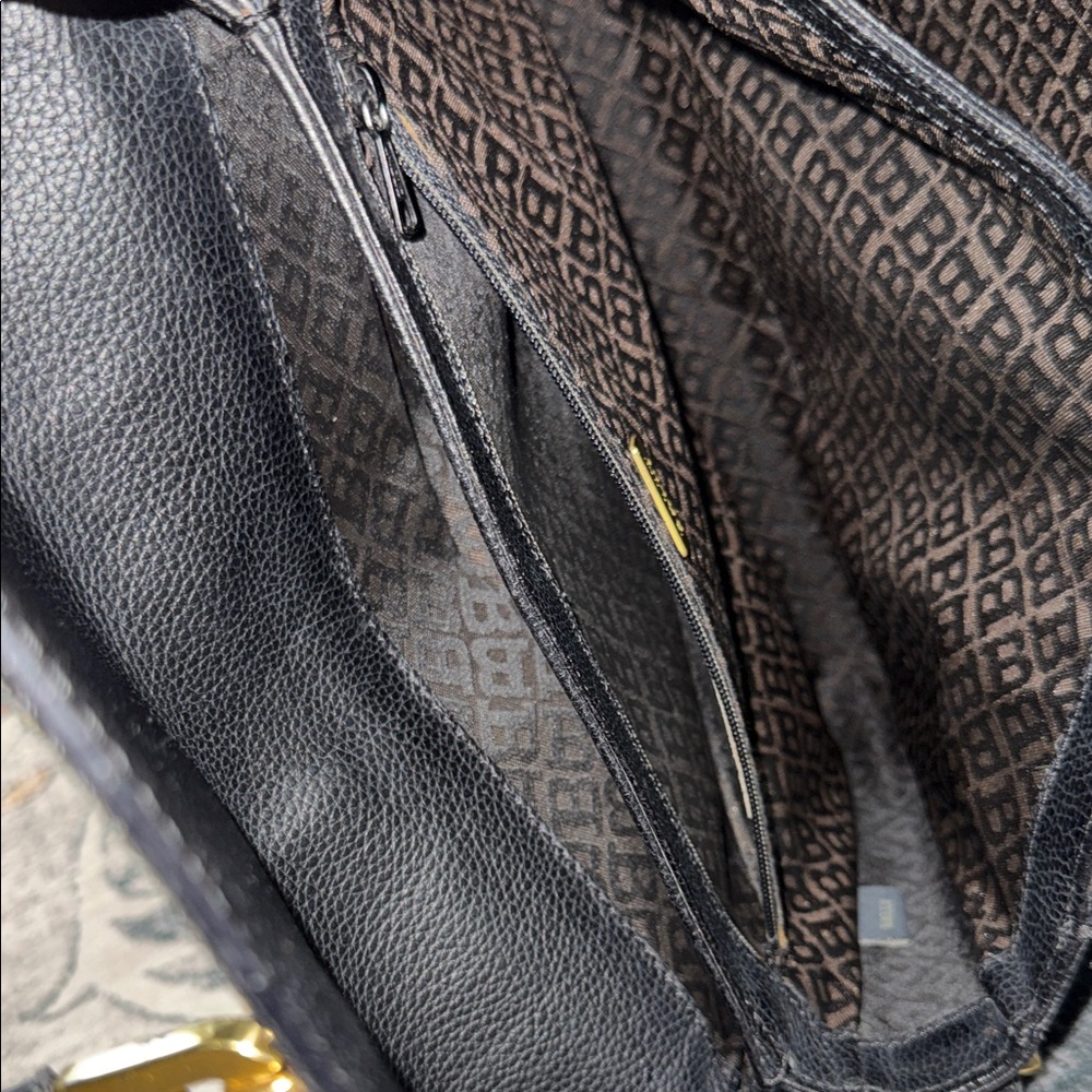 Bally Black Woven Leather Crossbody Bag EUC - Picture 13 of 16